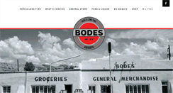 Desktop Screenshot of bodes.com
